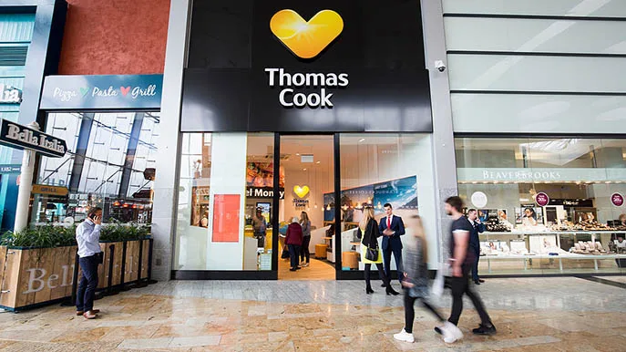 Thomas Cook Glasgow Silverburn Retail store Thomas Cook Reisebüro Glasgow
