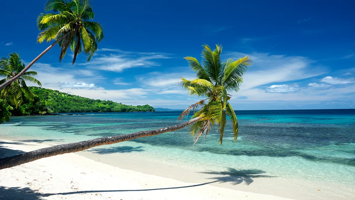 Fidschi Strand Palmen Foto iStock joebelanger Fidschi Strand Palmen Foto iStock joebelanger