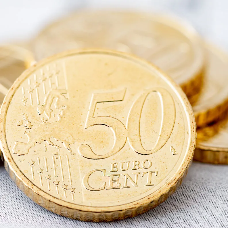 Cent Stücke Münzen Geld