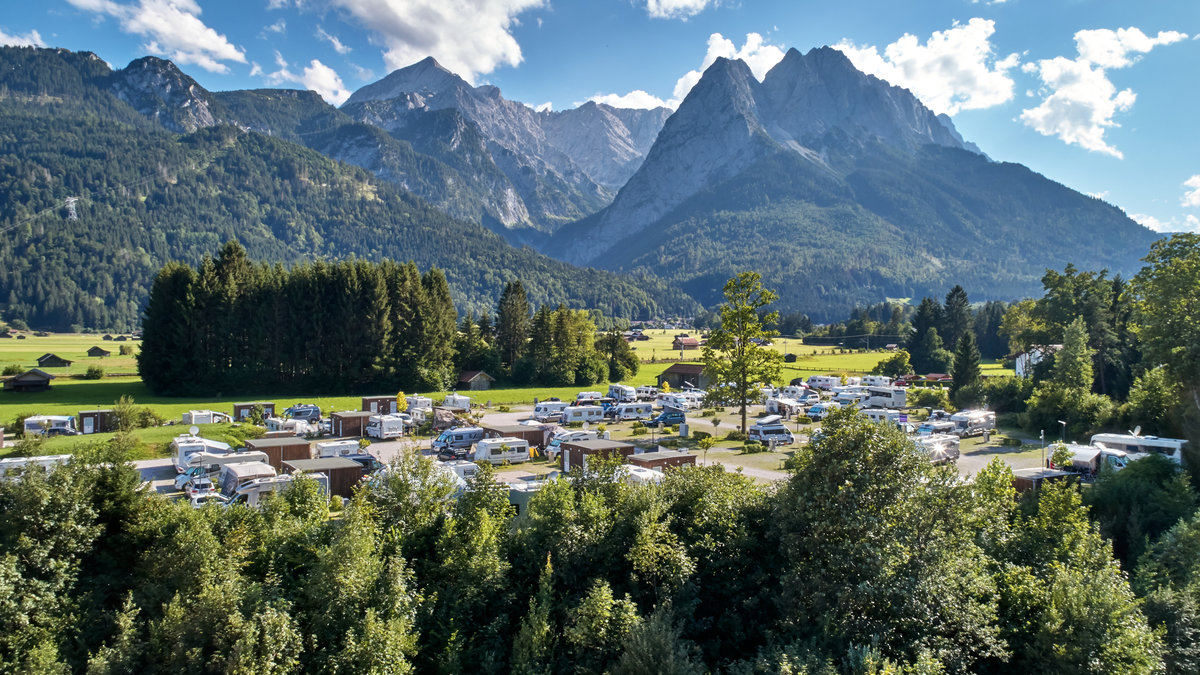 Camping-Resort Zugspitze Foto Camping-Resort Zugspitze