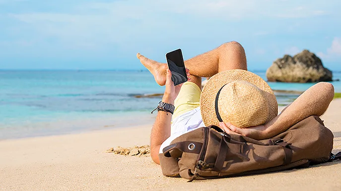 Strand Smartphone Foto iStock Grinvalds Strand Smartphone Foto iStock Grinvalds