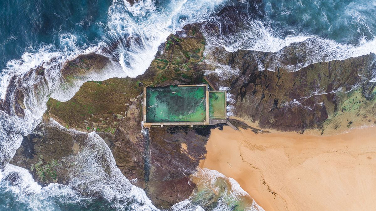Australien Mona Vale Rock Pool Sydney Foto iStock Jamen Percy