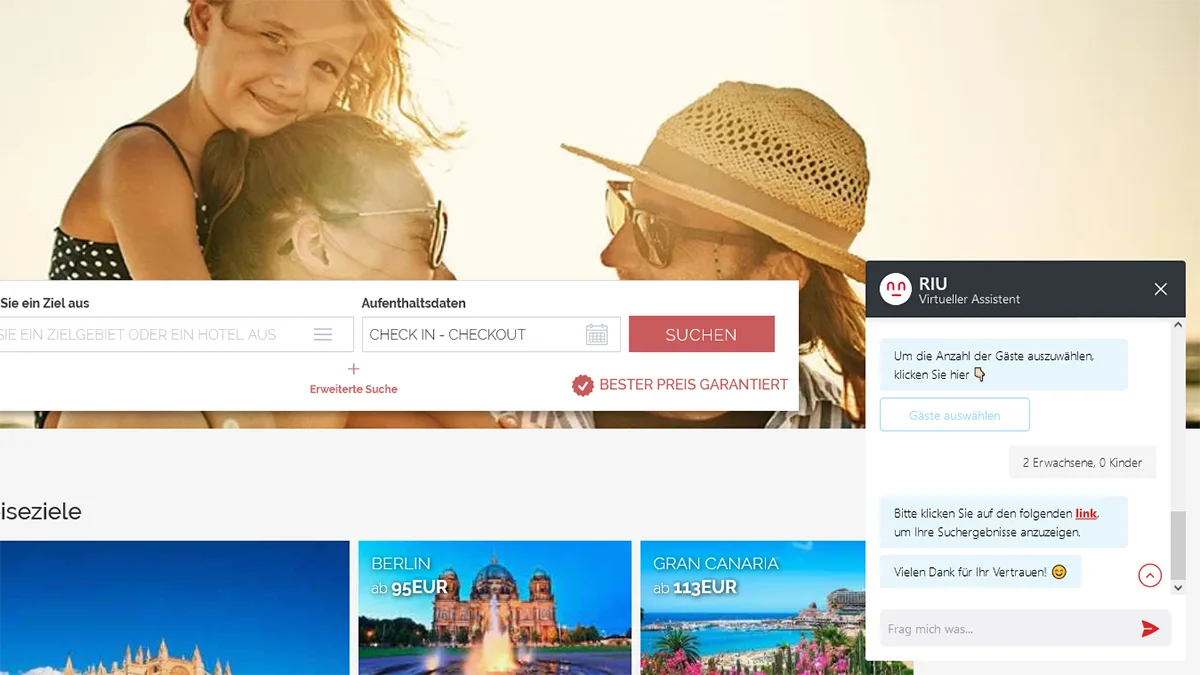 a4e2071fed21-Riu-Website-Screenshot Riu Website Chatbot