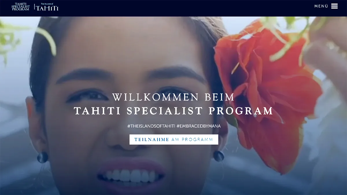 Tahiti Specialist Program Screenshot Foto Tahiti Tourisme Tahiti Specialist Program Screenshot Foto Tahiti Tourisme