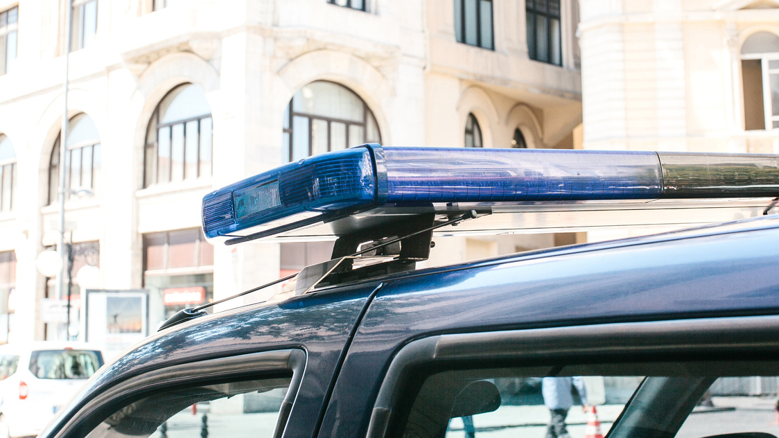 Türkei Istanbul Polizeiauto