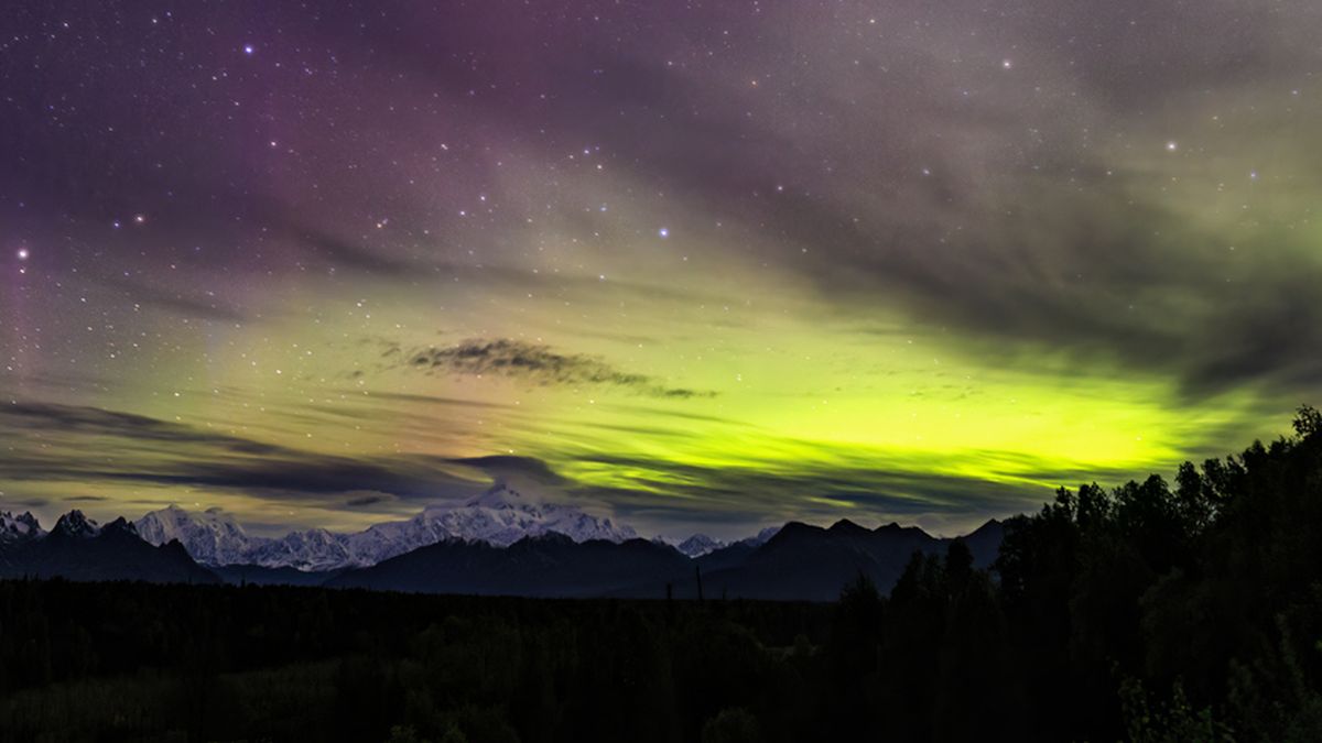USA Alaska Denali Berg Polarlichter iStock Lightphoto