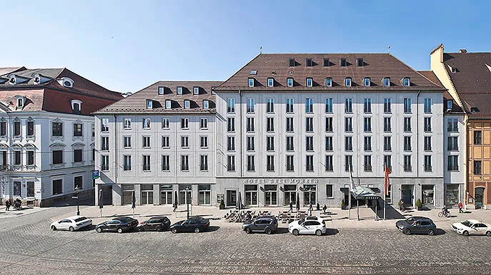 Preferred Hotels Drei Mohren Außenansicht Preferred Hotels Drei Mohren Augsburg