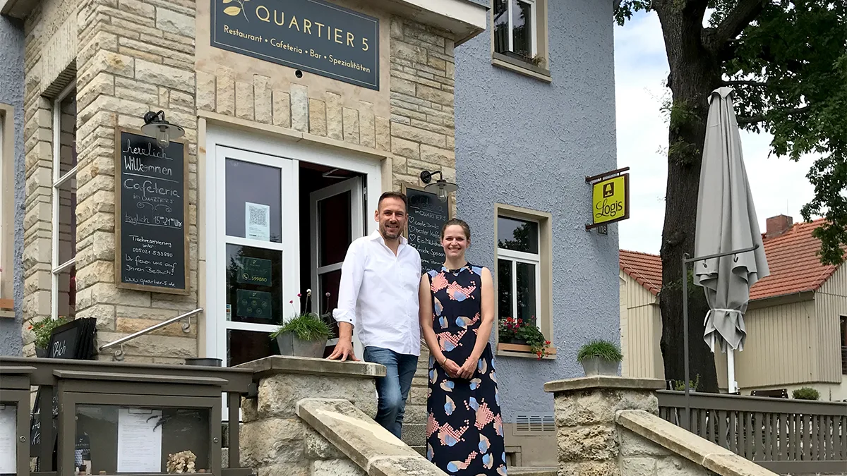 QUARTIER5 Uwe Henkenjohann und Patricia Liepe Foto Meeco Franziska Maertig QUARTIER5 Uwe Henkenjohann und Patricia Liepe Foto Meeco Franziska Maertig