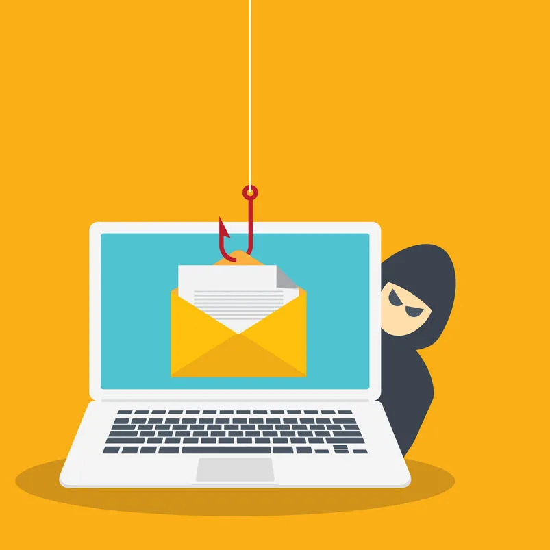 Phishing Hacker Cyber-Attacke Cyber Kriminalität
