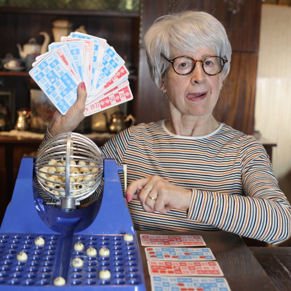 Seniorin Bingo Gesellschaftsspiel