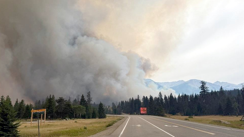 Kanada Alberta Jasper Nationalpark Waldbrand Juli 2024 Foto Parks Canada.jpg