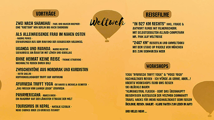 Weltweh-Festival in Bad König gibt Slow Travel eine Bühne.