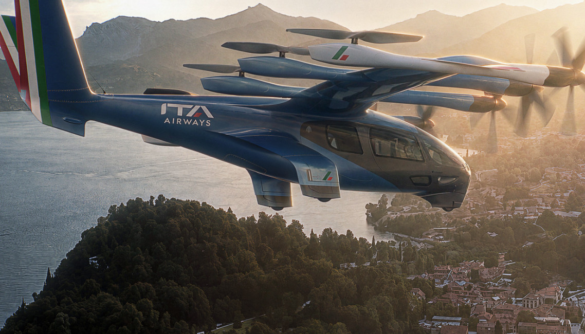 So sollen die Flugtaxis von ITA Airways aussehen