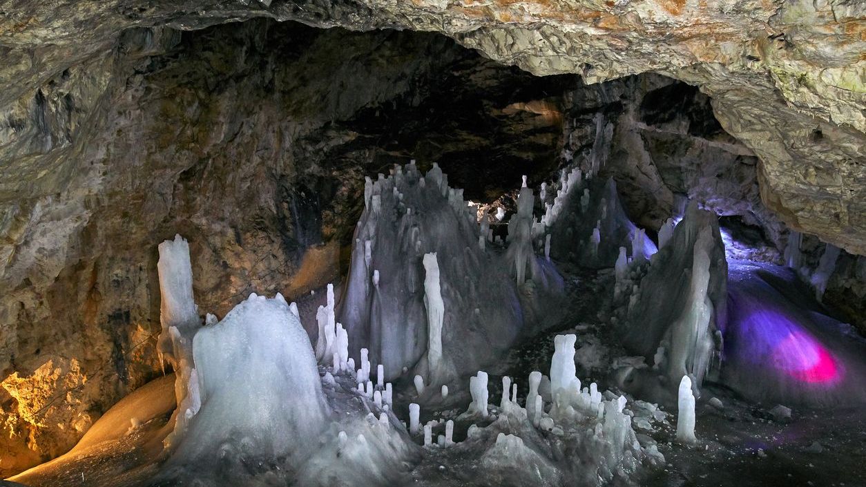 Rumänien Scarisoara Höhle Eishöhle