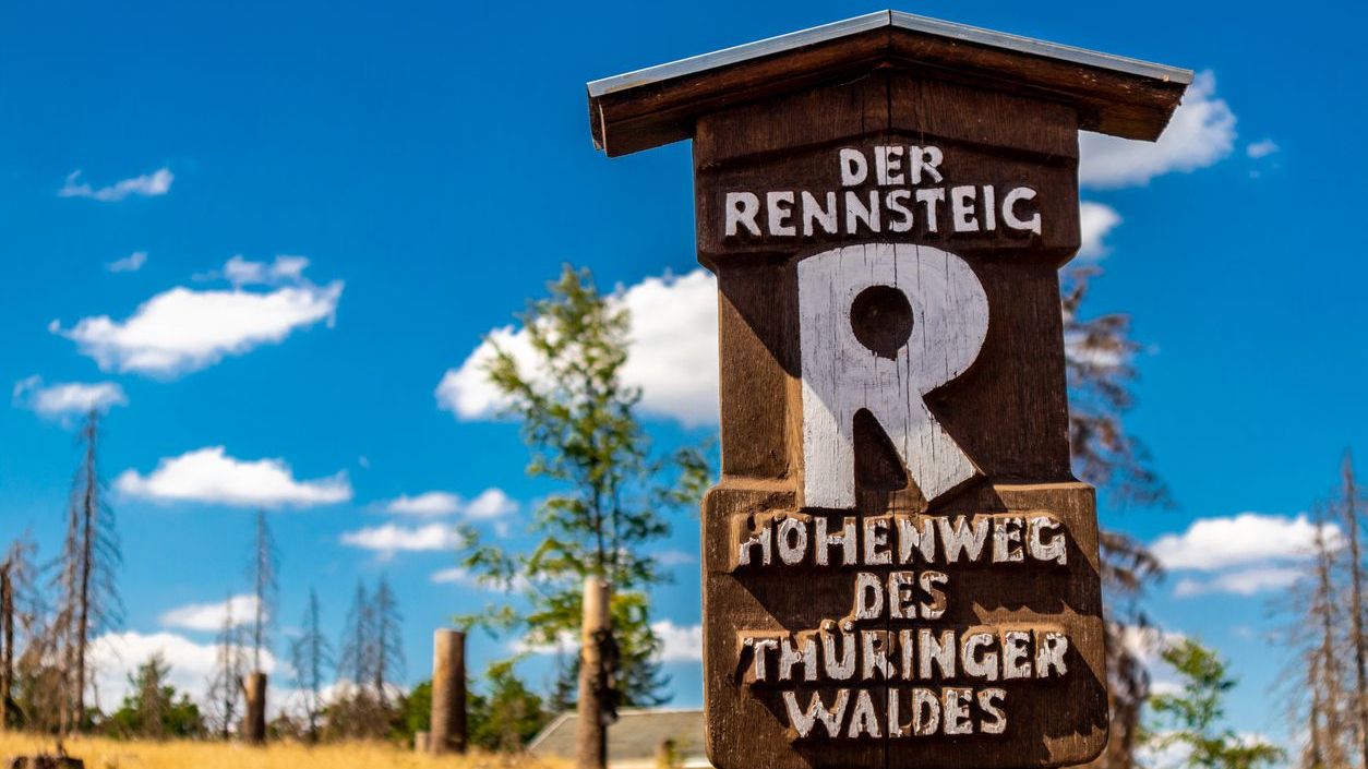 Thüringen Rennsteig Thüringer Wald Fernwanderweg Höhenweg