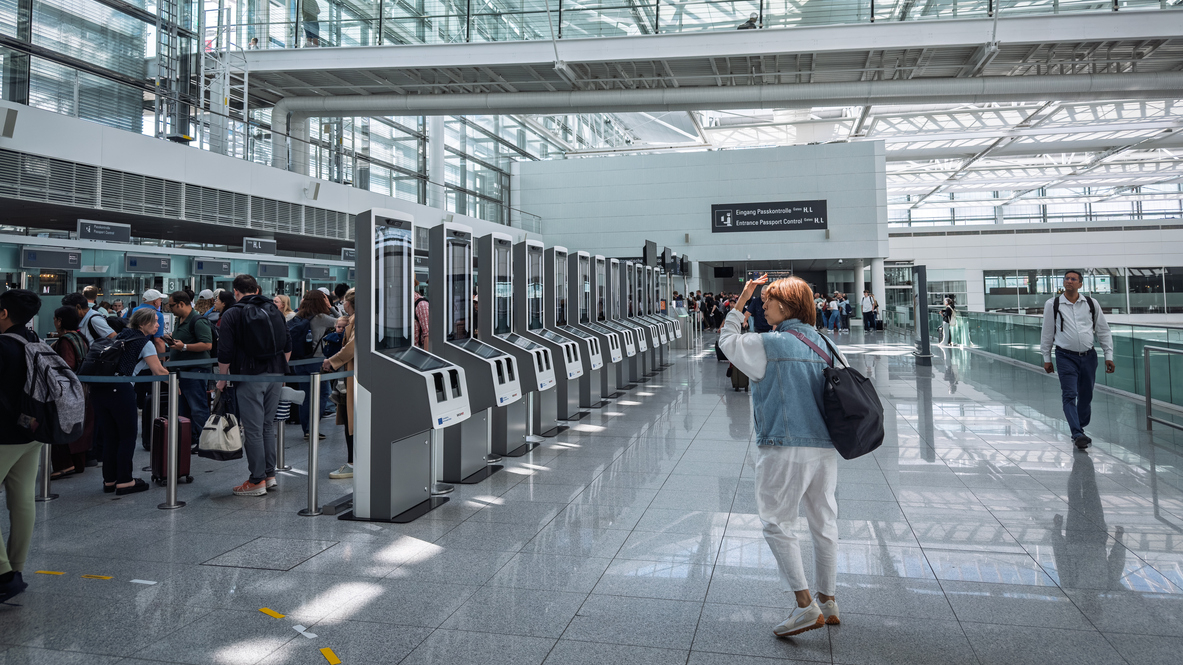 EES Scanner Flughafen München