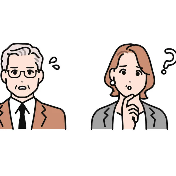 überlegen nachdenken Erstaunen prüfen