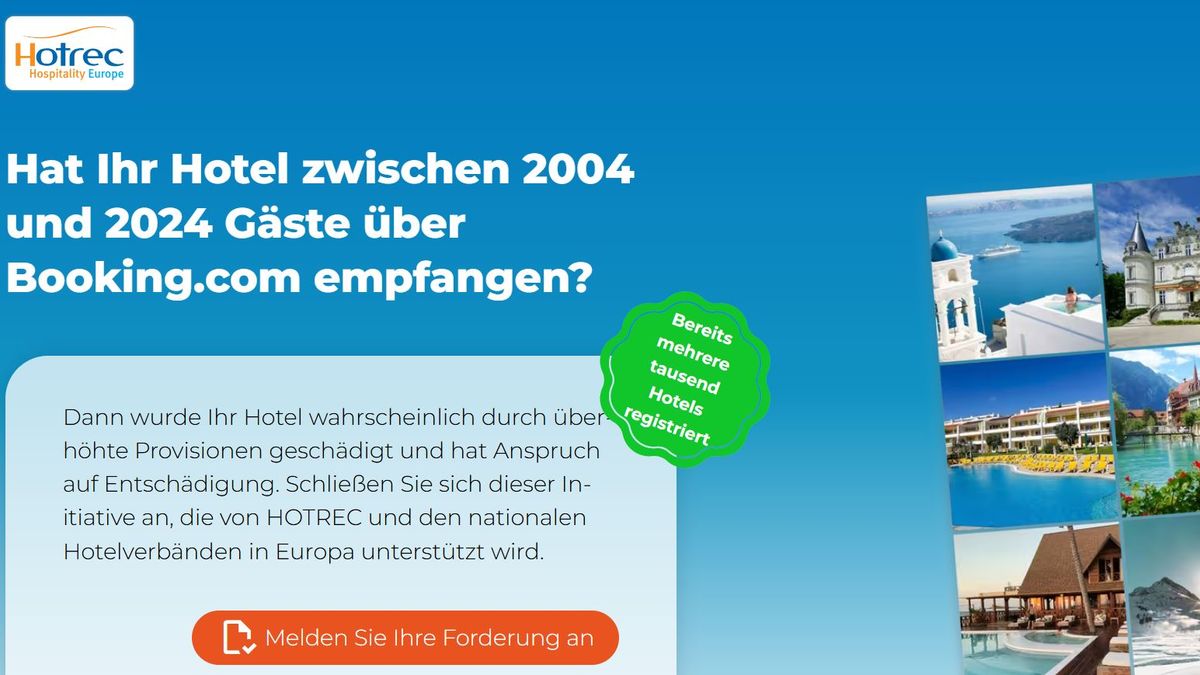 Hotrec Booking-Klage Foto Hotrec