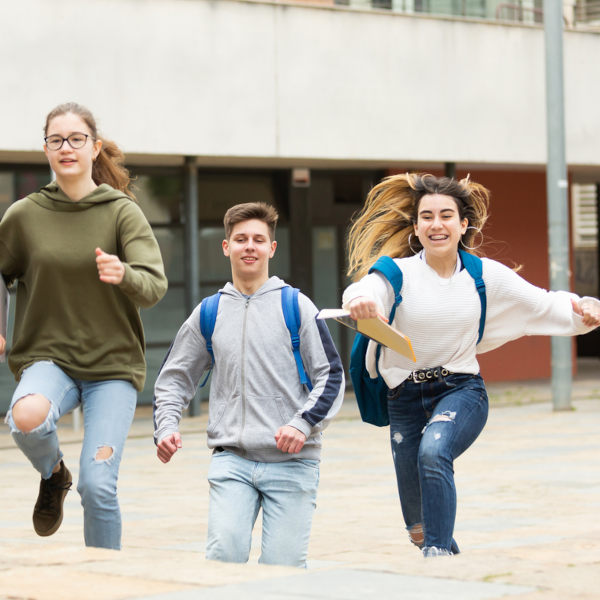 Schüler, junge Leute Teenager