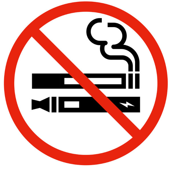 Rauchverbot Verbot Schild Vapen