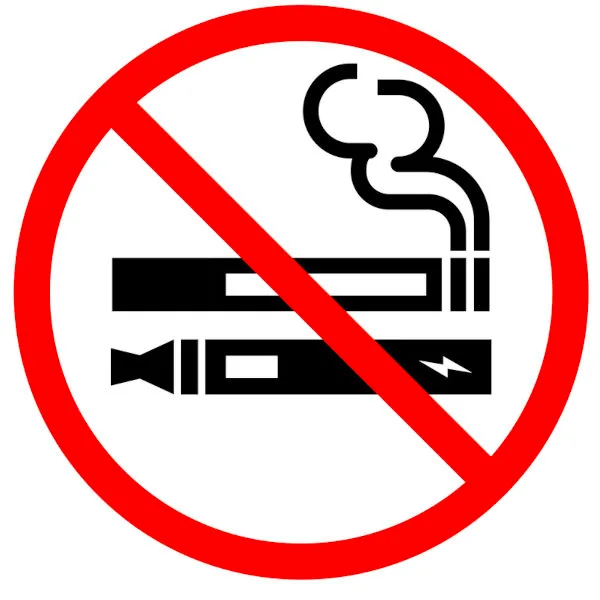 Rauchverbot Verbot Schild Vapen