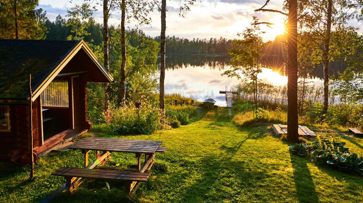 Kittilae See Sommer Finnland