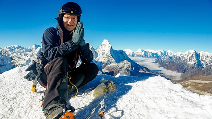 Lies Ingo Geschäftsführer Chamäleon in Nepal Foto Chamäleon Lies Ingo Geschäftsführer Chamäleon in Nepal