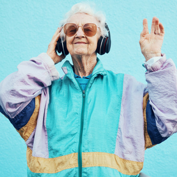 Demenz Musikhören Musik Kopfhörer