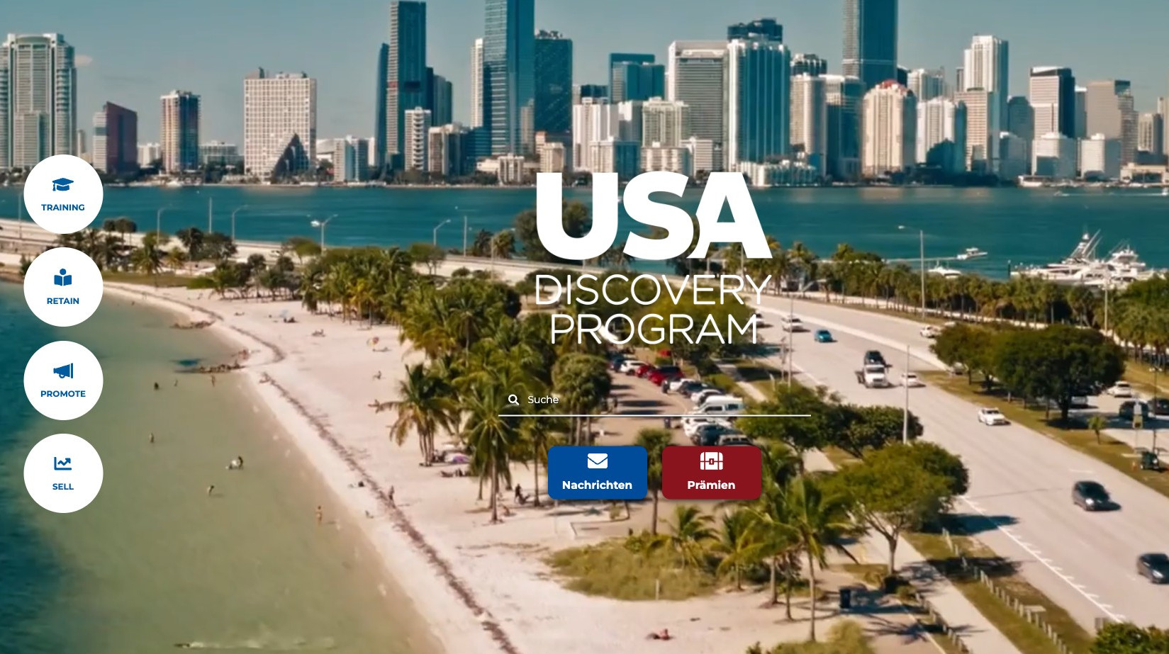 USA Schulungsprogramm Webseite