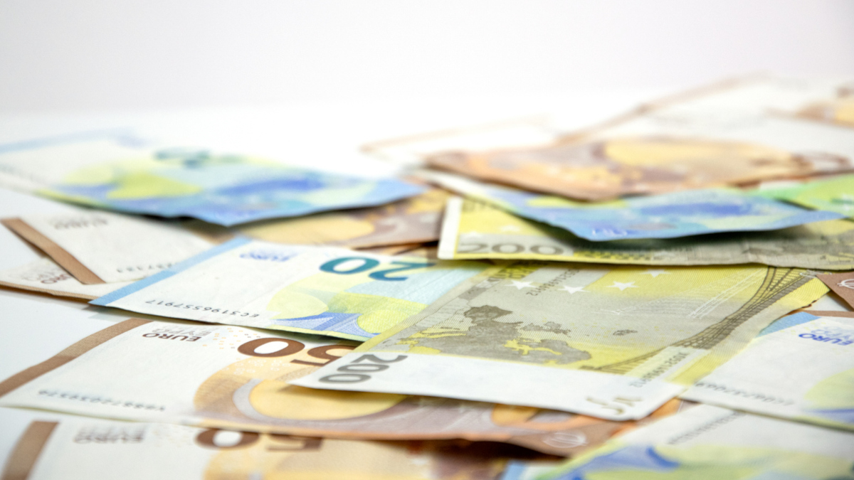 Geld Euro Banknoten