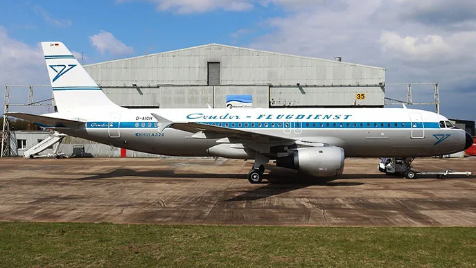 condor retrolook a320 hans Foto Condor Condor stellt neuen Flieger im Retro-Look vor
