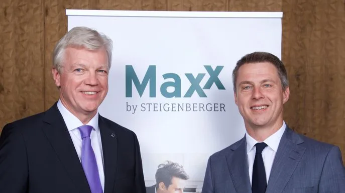 Thomas Willms, CEO, Deutsche Hospitality und Axel Jünke, Geschäftsführer der Brendal Hotel Group Foto Steigenberger Thomas Willms, CEO, Deutsche Hospitality und Axel Jünke, Geschäftsführer der Brendal Hotel Group Foto Steigenberger