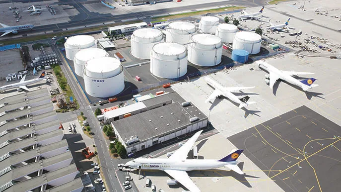 Deutschland Flughafen Frankfurt Treibstofftanks Foto Fraport Flughafen Frankfurt