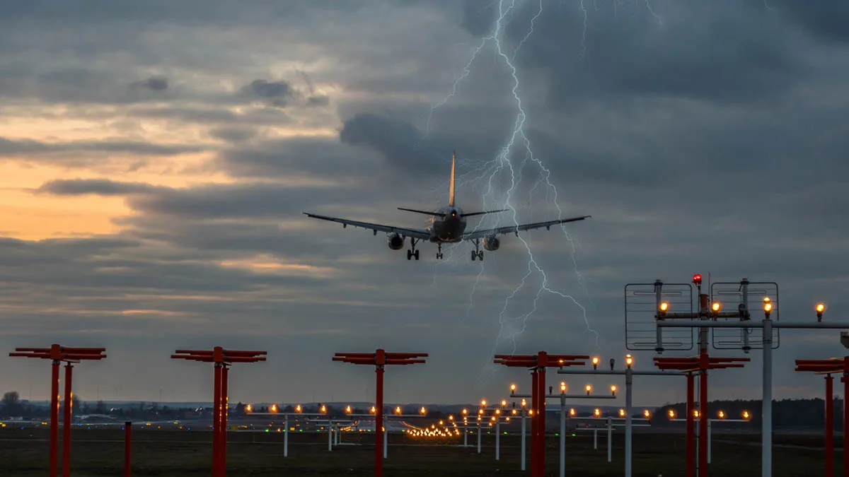 Flugzeug Gewittwer iStock Animaflora-1147822495 Flugzeug Gewitter
