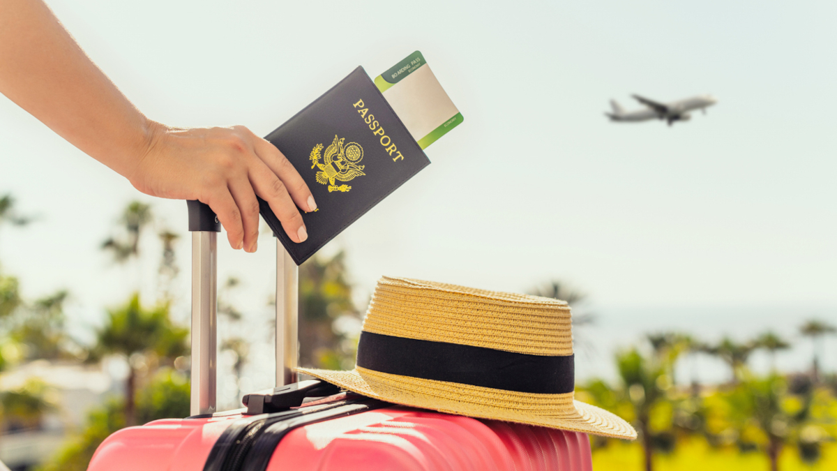 Reisende Urlauberin USA