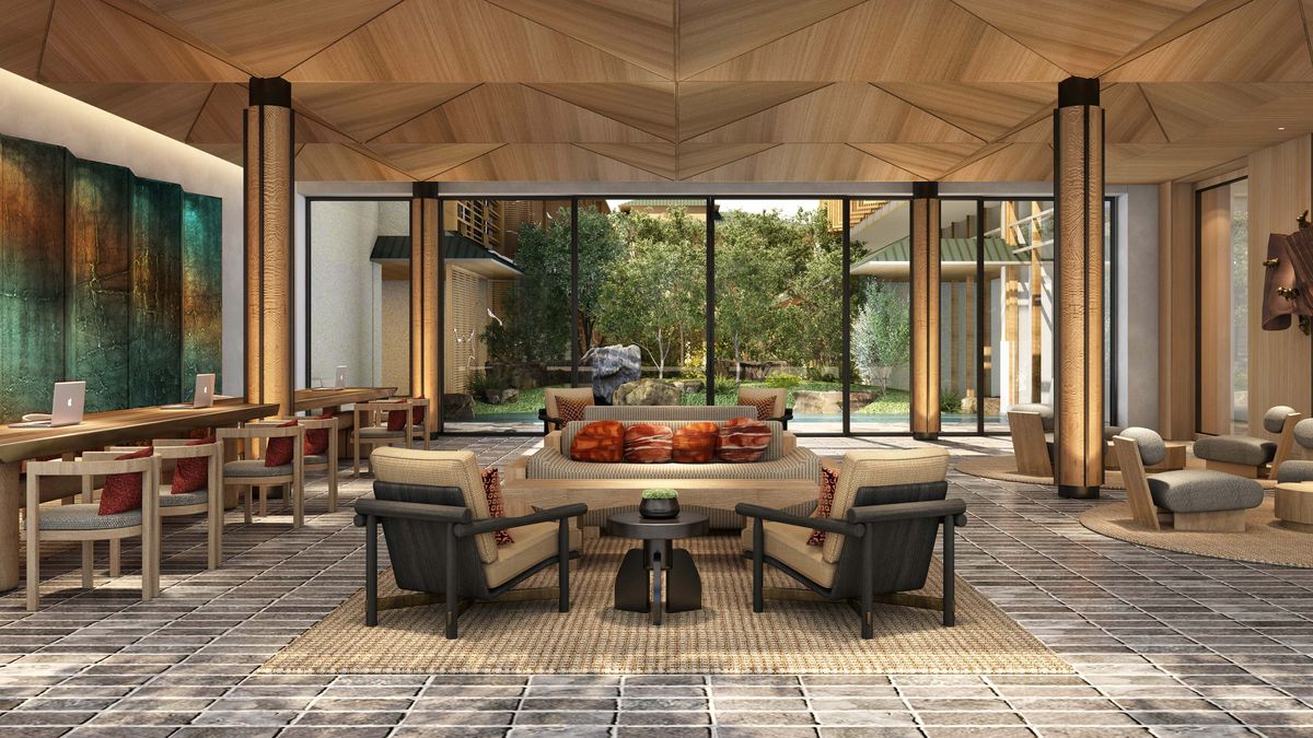 Six senses kyoto lobby Foto Six Senses